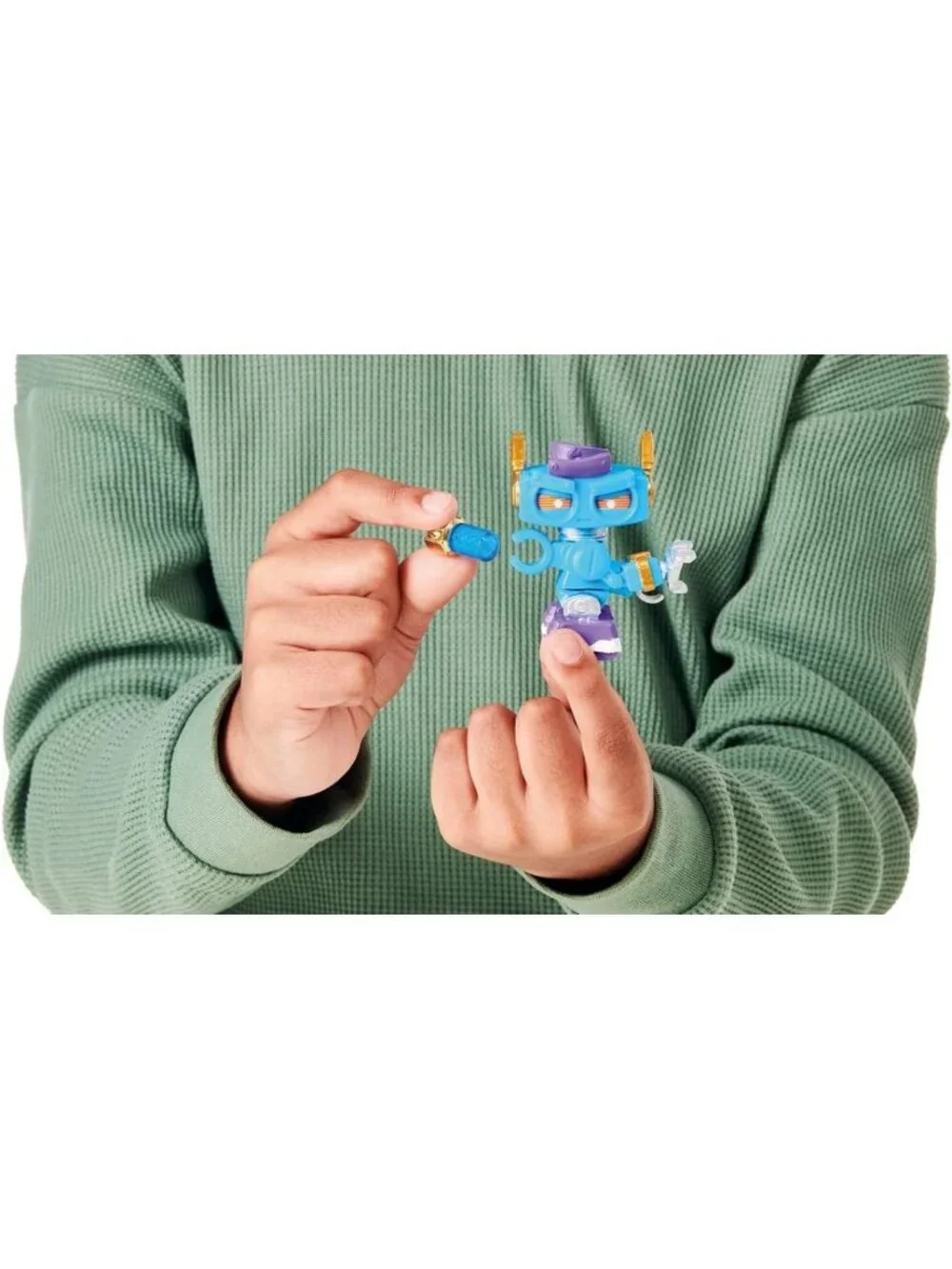 Mini Robot Treasure X - Collectible Gold Edition, Fun Building Toy for Kids